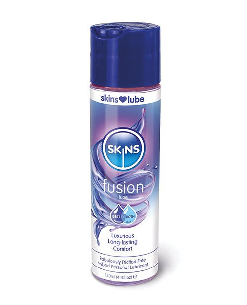 Skins Fusion Hybrid Silicone & Water Based Lubricant - 4.4 oz | Shop Lowest Prices at Funlove.com