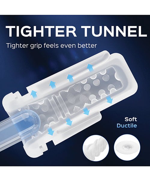 Sky Intense Suction & Vibration Blowjob Machine - White | Shop Lowest Prices at Funlove.com