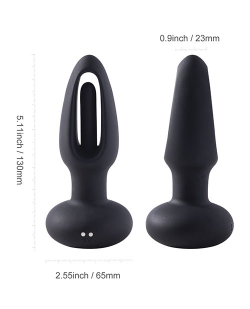 Snuggy Anal Plug Vibrator - Black | Shop Lowest Prices at Funlove.com