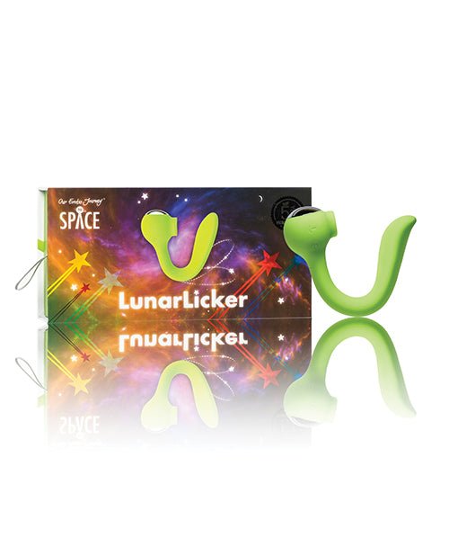Space Lunar Licker Bendable Clitoral & G - Spot Vibe - Neon Green | Shop Lowest Prices at Funlove.com