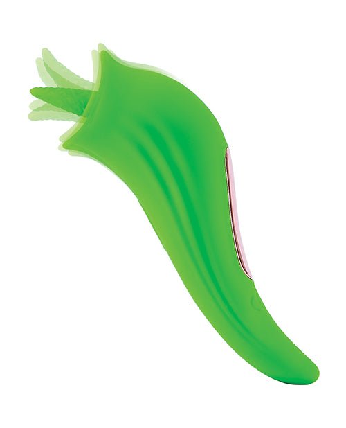 Space Starburst Clitoral Licking Vibe - Neon Green | Shop Lowest Prices at Funlove.com
