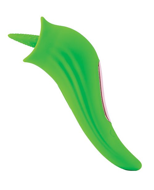 Space Starburst Clitoral Licking Vibe - Neon Green | Shop Lowest Prices at Funlove.com