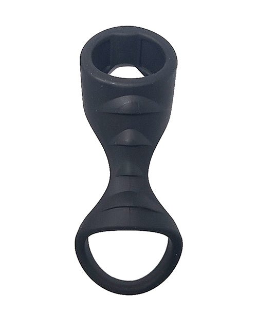 Spartacus Liquid Silicone Cock and Ball Sheath - Black | Shop Lowest Prices at Funlove.com