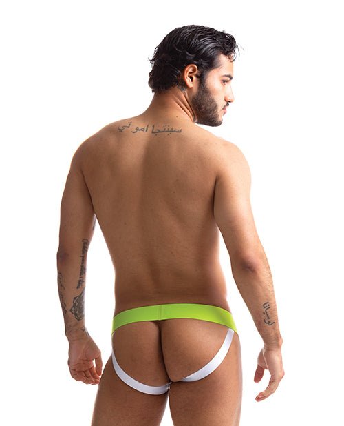 Sport Fucker Jersey Jock - XL Green/White | Shop Lowest Prices at Funlove.com