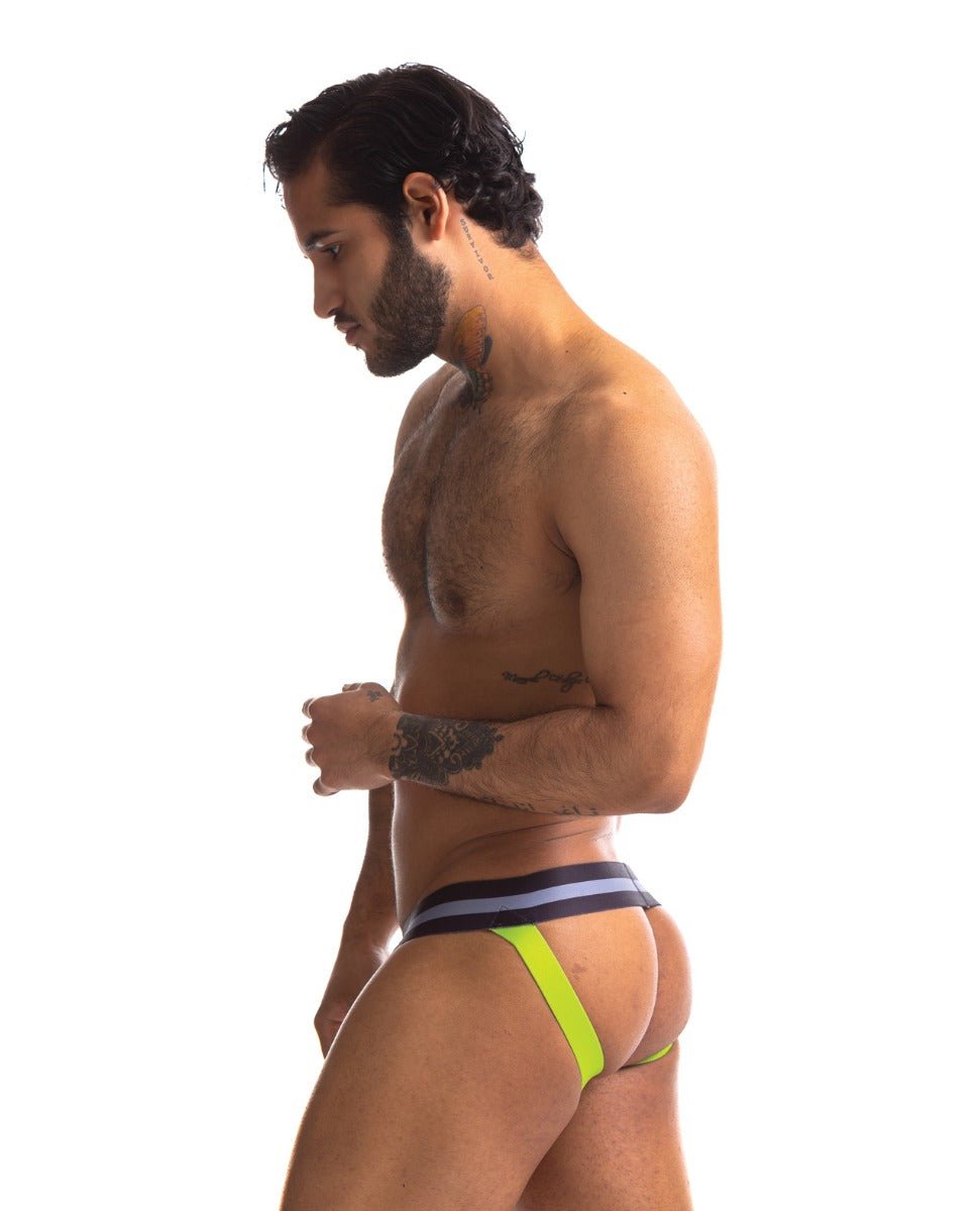 Sport Fucker Jersey Jock - XXL Black/Green | Shop Lowest Prices at Funlove.com