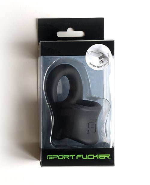 Sport Fucker Silicone Baller Ring - Black | Shop Lowest Prices at Funlove.com