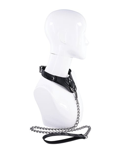 Sportsheets Velvet Noir Collar & Leash - Black | Shop Lowest Prices at Funlove.com