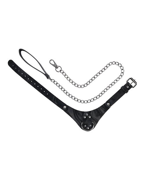 Sportsheets Velvet Noir Collar & Leash - Black | Shop Lowest Prices at Funlove.com