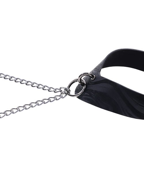 Sportsheets Velvet Noir Collar & Removable Clamps - Black | Shop Lowest Prices at Funlove.com