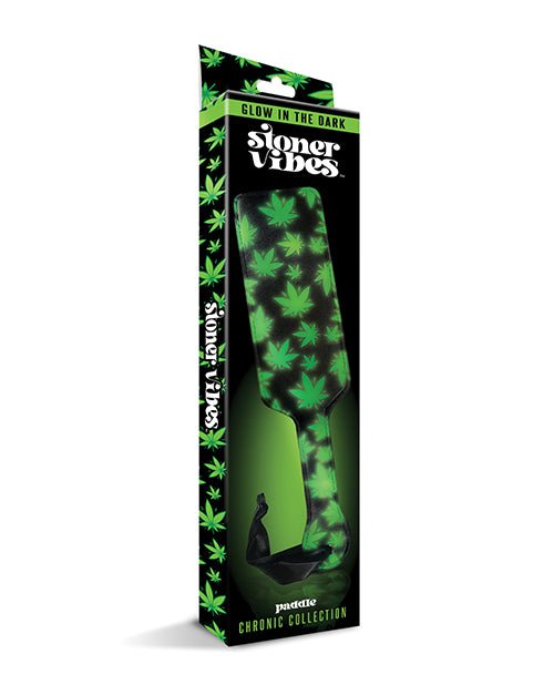 Stoner Vibes Glow in the Dark Paddle - Green | Shop Lowest Prices at Funlove.com
