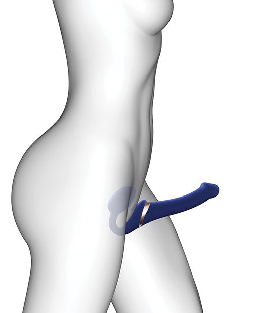 Strap On Me Multi Orgasm Bendable Strapless Strap On Large - Night Blue | Shop Lowest Prices at Funlove.com