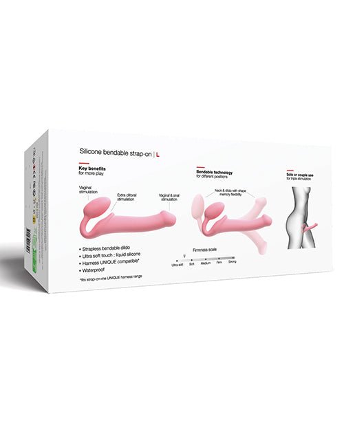 Strap - on - Me Semi - Realistic Bendable Strap - on - Pink | Shop Lowest Prices at Funlove.com