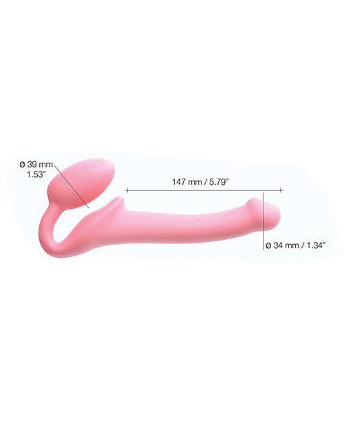 Strap - on - Me Semi - Realistic Bendable Strap - on - Pink SM | Shop Lowest Prices at Funlove.com