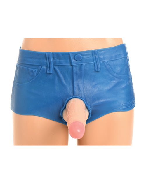 Strap U Booty Shorts 6" Silicone Dildo Strap - On Harness - Large | Shop Lowest Prices at Funlove.com