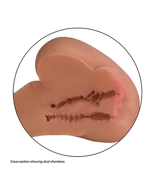Stroke It Side Banger - Brown | Shop Lowest Prices at Funlove.com