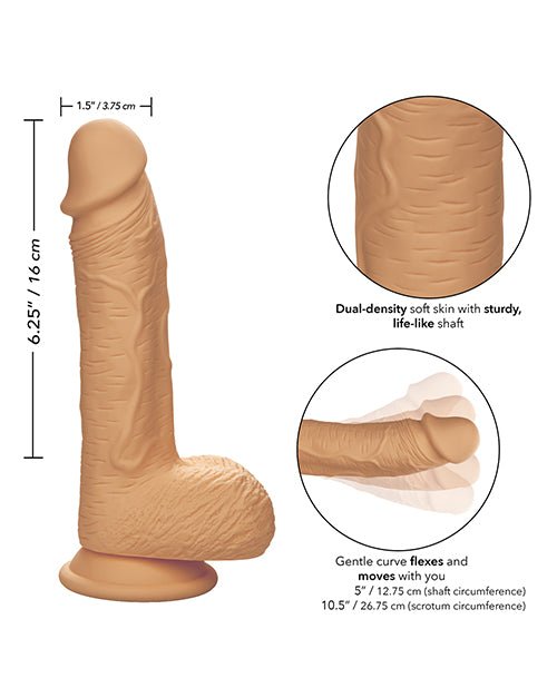 Studs Dual Density Silicone 6.25" Dildo - Ivory | Shop Lowest Prices at Funlove.com