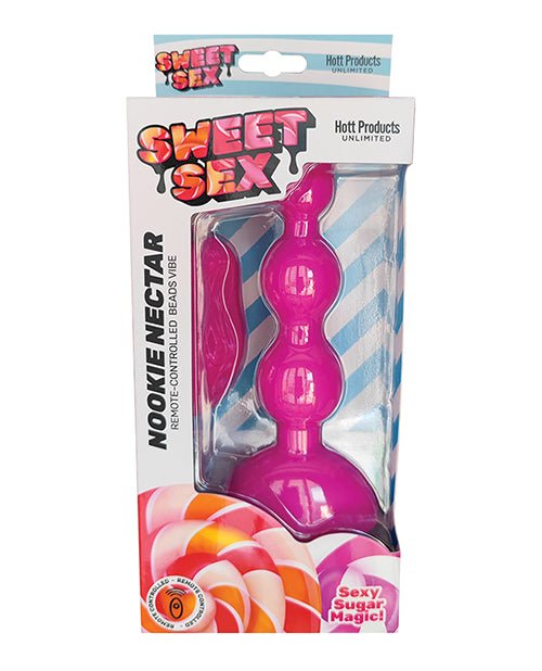 Sweet Sex Nookie Nectar Beads Vibe w/Remote - Magenta | Shop Lowest Prices at Funlove.com