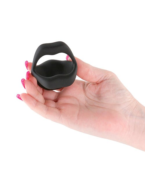 Techno Strobe App Controlled Vibrating Cock Ring - Black | Shop Lowest Prices at Funlove.com
