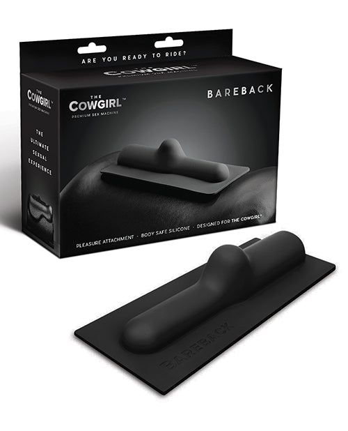 The Cowgirl Bareback Silicone Attachment - Black | Shop Lowest Prices at Funlove.com