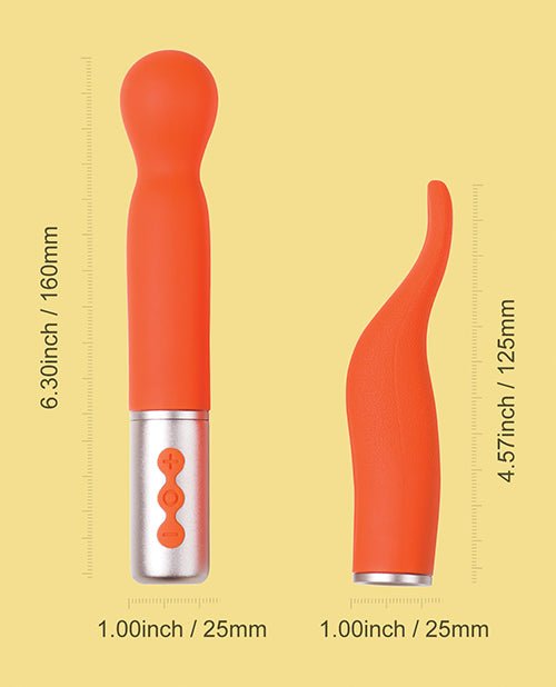 The Naughty Collection Interchangeable Heads Vibrator - Coral Bundle | Shop Lowest Prices at Funlove.com