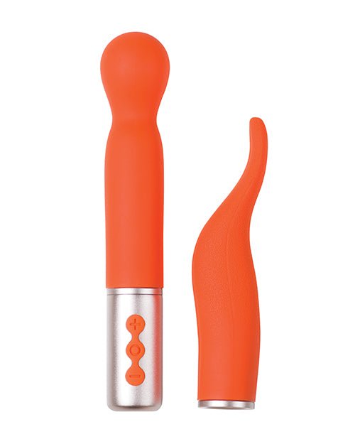 The Naughty Collection Interchangeable Heads Vibrator - Coral Bundle | Shop Lowest Prices at Funlove.com