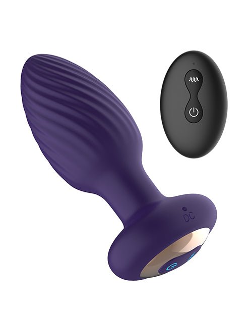 The Royale Rotating Anal Plug - Purple | Shop Lowest Prices at Funlove.com