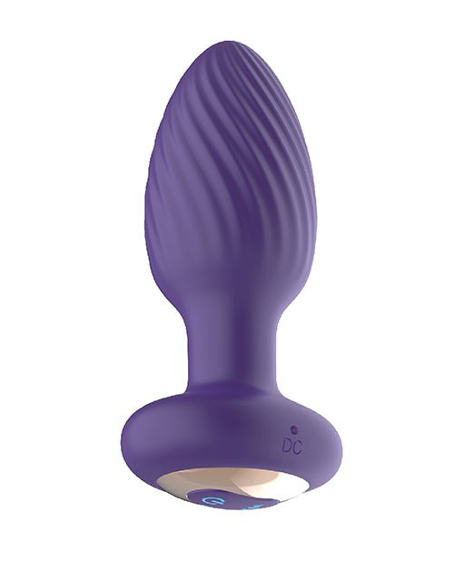 The Royale Rotating Anal Plug - Purple | Shop Lowest Prices at Funlove.com