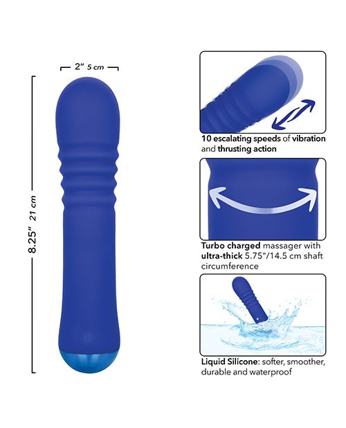 Thicc Chubby Thrusting Wand - Blue | Shop Lowest Prices at Funlove.com