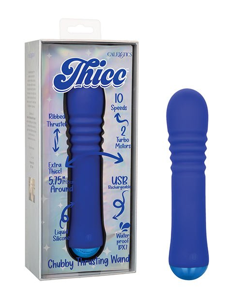 Thicc Chubby Thrusting Wand - Blue | Shop Lowest Prices at Funlove.com