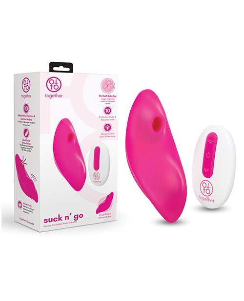 Together Suck N' Go Remote Controlled Panty Vibrator - Pink | Shop Lowest Prices at Funlove.com