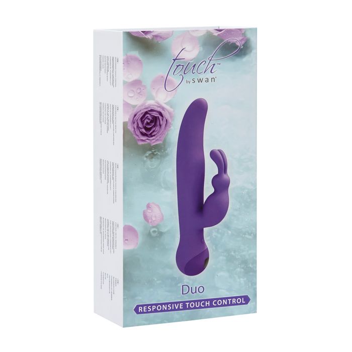 Touch by Swan Duo Rabbit Vibrator - Purple | Shop Lowest Prices at Funlove.com