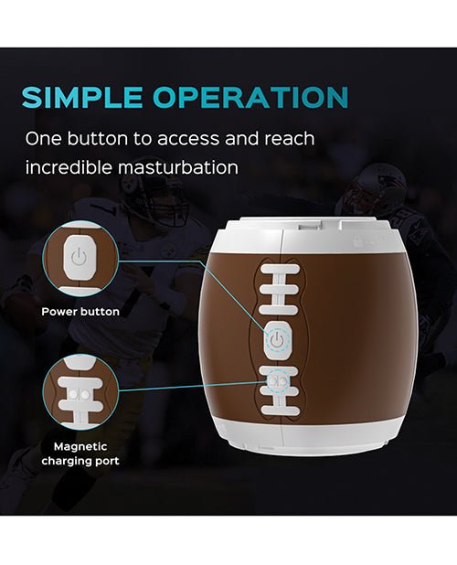 Touchdown Open Ended Pocket Male Masturbator - Brown | Shop Lowest Prices at Funlove.com