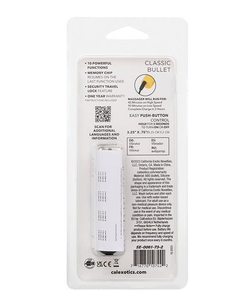 Turbo Buzz Classic Bullet Stimulator - Yellow | Shop Lowest Prices at Funlove.com