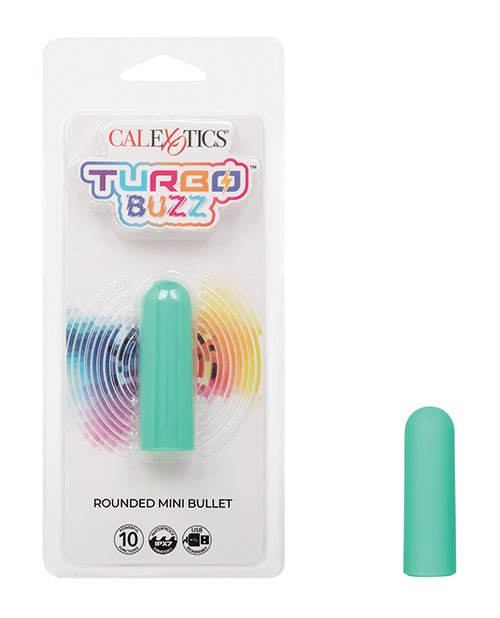 Turbo Buzz Rounded Mini Bullet Stimulator - Green | Shop Lowest Prices at Funlove.com