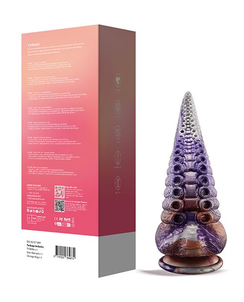 Tyrian Tentacle Shape Suction Cup Dildo - Multi Color | Shop Lowest Prices at Funlove.com