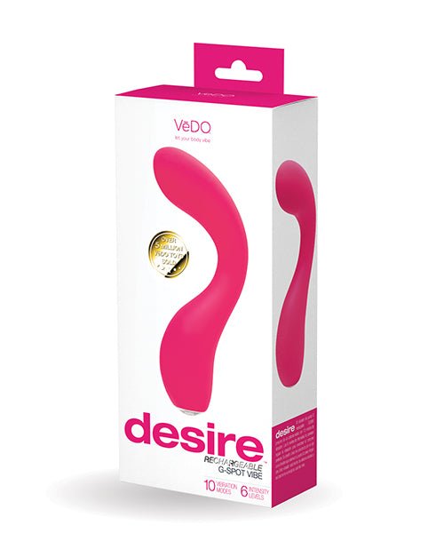 VeDo Desire Rechargeable G - Spot Vibe - Pink | Shop Lowest Prices at Funlove.com