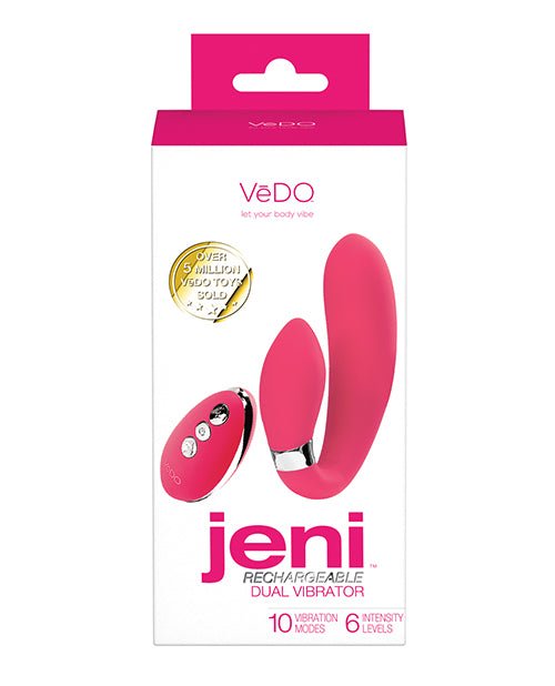 VeDO Jeni Dual Motor Vibe w/Remote - Pink | Shop Lowest Prices at Funlove.com