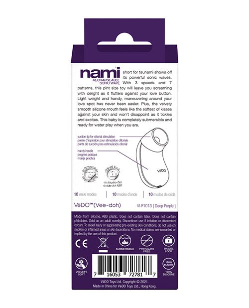 Vedo Nami Rechargeable Sonic Vibe | Shop Lowest Prices at Funlove.com