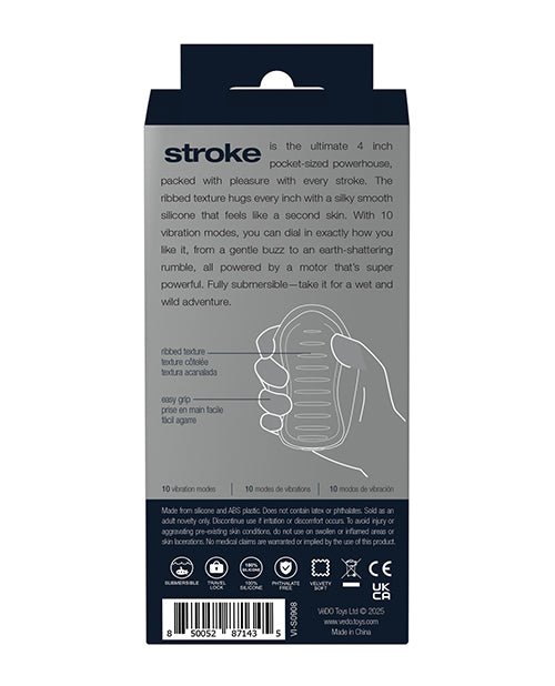 VeDO Stroke Rechargeable Vibrating Stroker - Black | Shop Lowest Prices at Funlove.com
