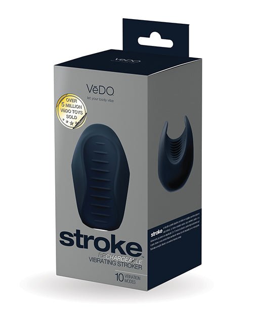 VeDO Stroke Rechargeable Vibrating Stroker - Black | Shop Lowest Prices at Funlove.com