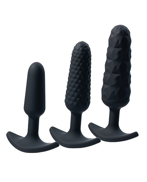 VeDO Trio Anal Plug Set - Black | Shop Lowest Prices at Funlove.com