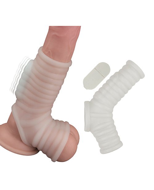 Vibrating Power Sleeve Ribbed Fit | Shop Lowest Prices at Funlove.com