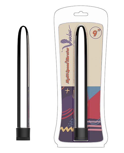 Voodoo 9" Multi Speed Vibrator - Silver | Shop Lowest Prices at Funlove.com
