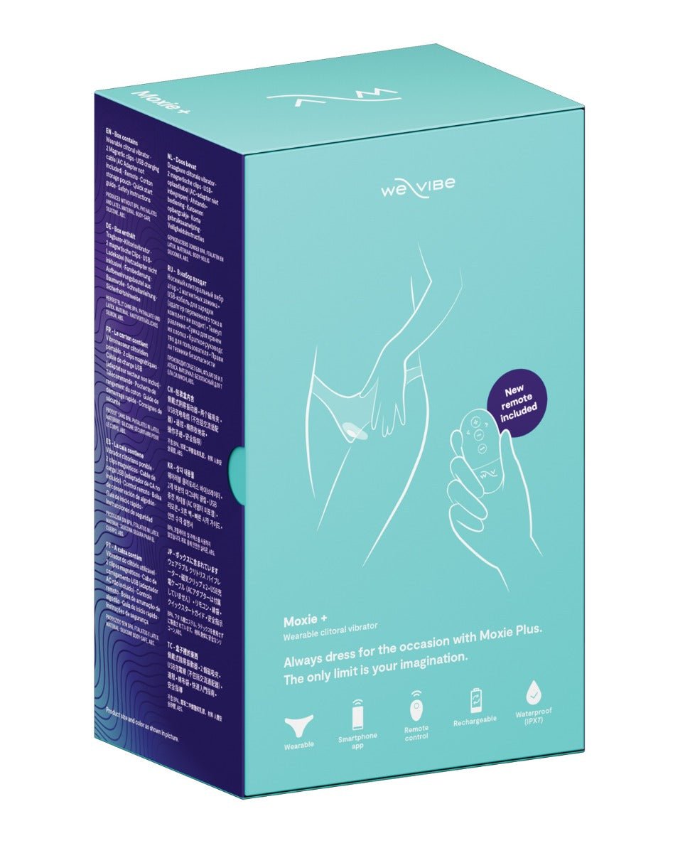 We - Vibe Moxie+ Panty Vibe - Aqua | Shop Lowest Prices at Funlove.com