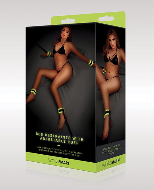 Whip Smart Glow In The Dark Bed Restraints W/adjustable | Shop Lowest Prices at Funlove.com