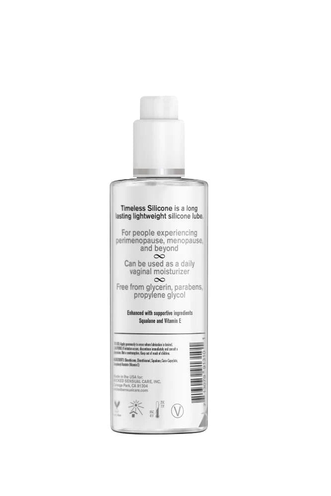 Wicked Sensual Care Simply Timeless Silicone Lubricant - 4 Oz