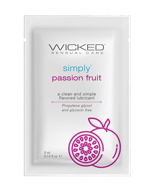 Wicked Sensual Care Simply Water Based Lubricant - .1 Oz | Shop Lowest Prices at Funlove.com