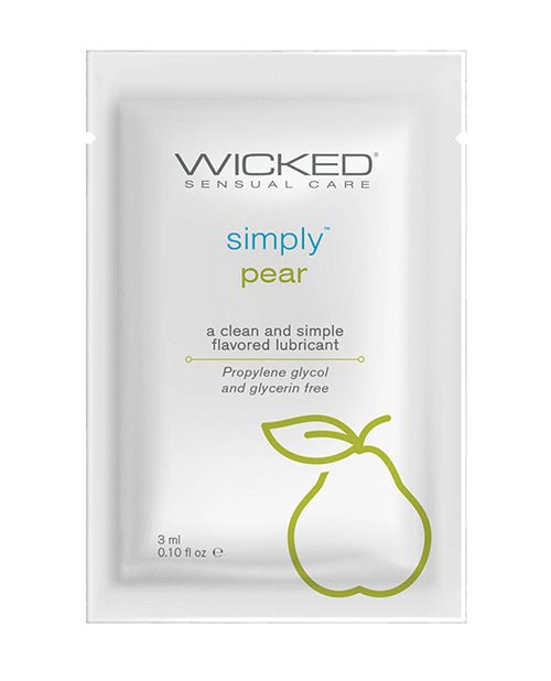 Wicked Sensual Care Simply Water Based Lubricant - .1 Oz | Shop Lowest Prices at Funlove.com