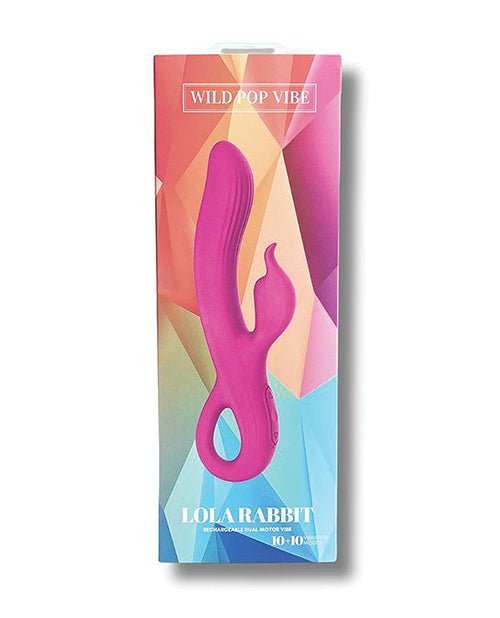 Wild Pop Vibe Lola Rabbit Dual Vibrator - | Shop Lowest Prices at Funlove.com