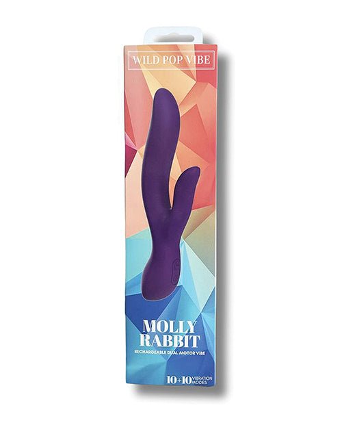 Wild Pop Vibe Molly Rabbit Dual Vibrator | Shop Lowest Prices at Funlove.com